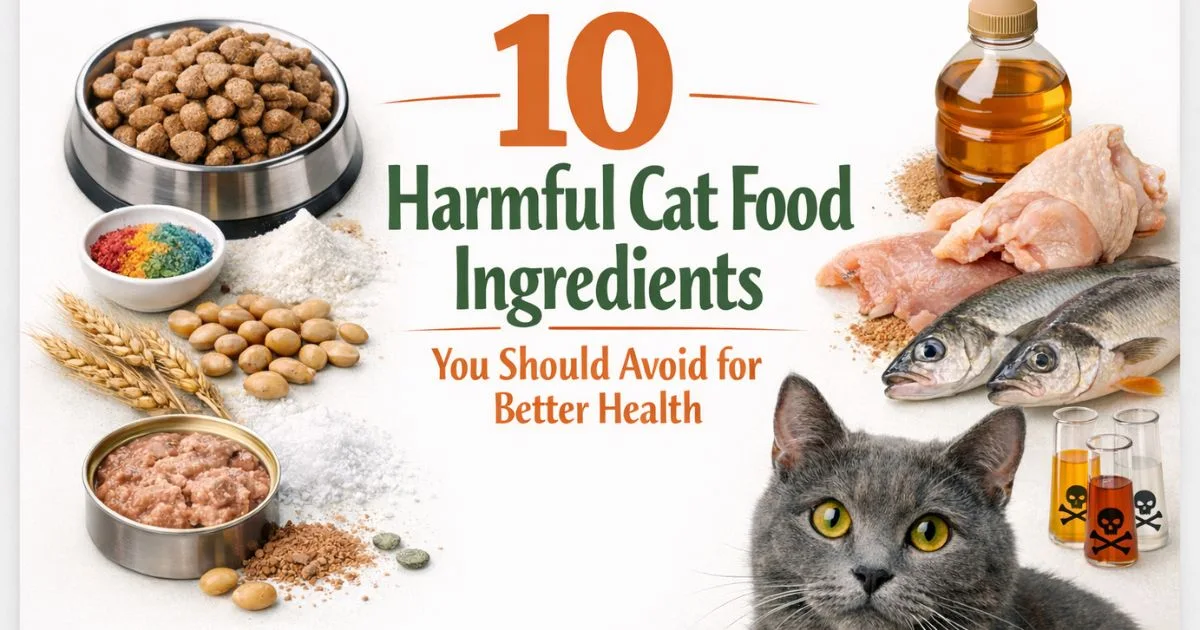10 Harmful Cat Food Ingredients You Should Avoid For Better Health