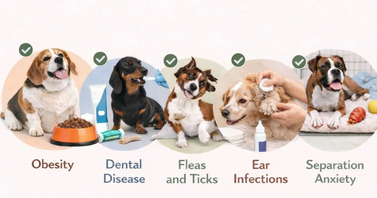 5 Common Health Problems in Dogs and How to Prevent Them