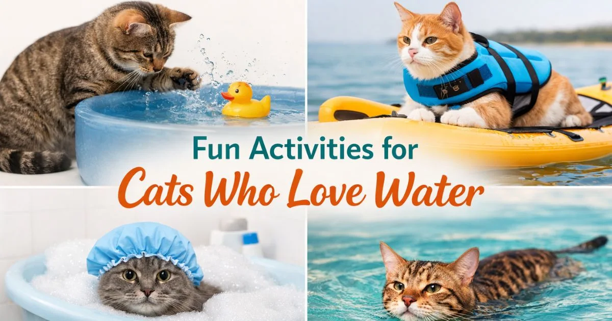 Fun Activities for Cats Who Love Water