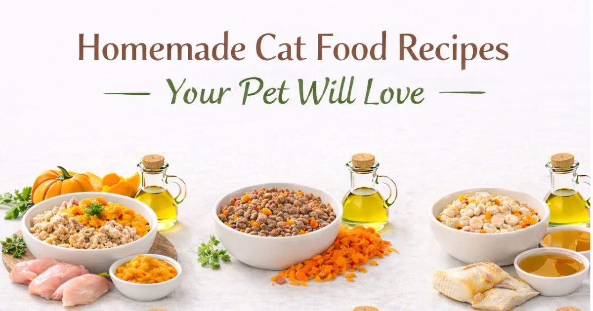 Homemade Cat Food Recipes Your Pet Will Love