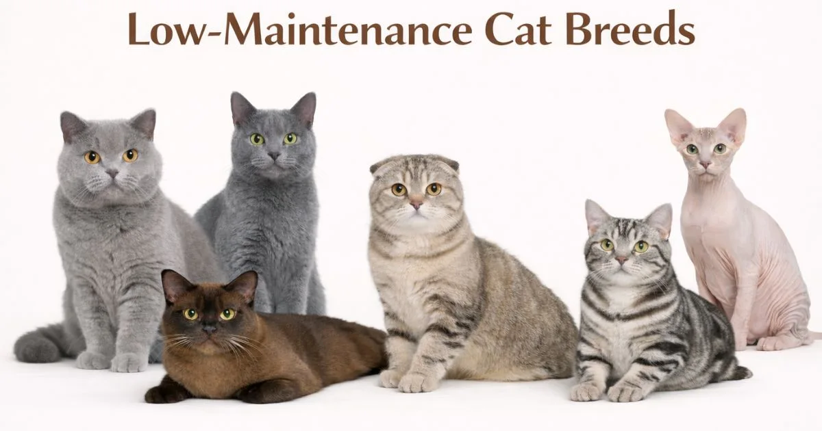 Top 10 Low-Maintenance Cat Breeds for First-Time Owners