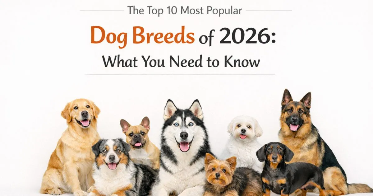 "The Top 10 Most Popular Dog Breeds of 2026