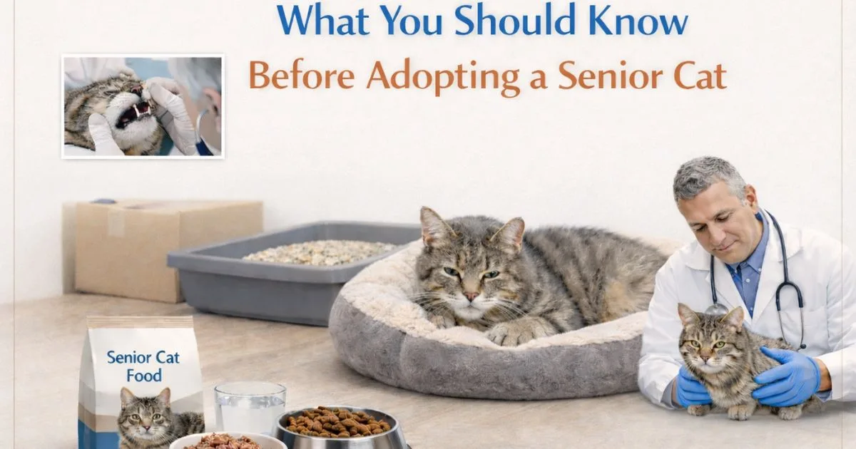 What You Should Know Before Adopting a Senior Cat